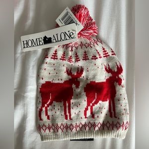 Home Alone • signature Kevin hat oatmeal red pom pom